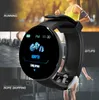 D18 Smart Watch Män kvinnor Blodtryck runt smart armband vattentät sport smart klocka fitness tracker för Android iOS