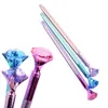 Diamond Head Crystal Ball Ink Pen Concert Gel Pen Creative Pen Student Home School School School School School Corner Write Free Ship