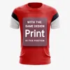 Partihandel torr passform Fullt sublimering Anpassade par Unisex T Shirts Table Tennis Badminton Jersey Gratis fraktkund