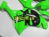 Kit de corpo de carenagem de motocicleta para KAWASAKI Ninja ZX6R 636 07 08 ZX 6R 2007 2008 ABS verde preto Carenagem carroçaria + brindes KB64