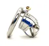 Chastity Device For Men Metal Cage Stainless Steel Cock Cages Male Belt Penis Ring Toys Bondage Lock Adult Products FRRK-19