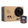 F60R 4K 30fps 1080p 60fps WiFi 2.0" 170D Helmet Cam waterproof Sports camera+ Remote control 7 colors