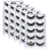 25 par 3D Mink Lashes Hurtownie Natural False Eyelaski 3D Mink rzęsy Miękkie Makijaż Rozszerzenie Fałszywe rzęsy