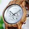 Bob Bird Wooden Watch Mężczyźni dla miłośników podwójne drewno i stalowe zegarki dla kobiet z Stopwatch Women Erkek Kol Sati Watch CJ1911276V