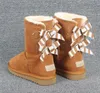 Bottes de neige Bailey Bowknot Bow pour femmes, chaussures à la mode pour femmes et enfants