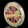 5pcs Military Craft Great WarDay UK Airborne Normandy Landing Pegasus 1oz Gold Plated Challenge Coin3828426