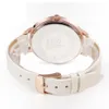 Shengke Ladies Quartz Relógio de pulso de couro pulseira de mármore Dial Marble Dial alta qualidade Pin fivela de ouro moldura minimalista 001 Leather Strap