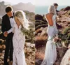 sexy elegant beach bridal gowns