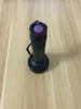 Ny ankomst 395-400nm 100led UV-ficklampa Torch Svart Ljusdetektering Ficklampa Torch Portable Violet Light Money Detector