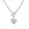 Alta grau 925 Sterling Heart of Stone Spoons to PedgE Inlaid Jewelry Conjunto DFMSS025 Novo fábrica direta 925 Silver