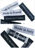 100pcs/lot Made in France/Italy Origin Labels for clothing garment handmade tags for clothes Sewing Notions sewing label