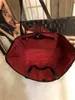 Befordran !!! Nytt varumärke Mode röda PU-läderhandväskor kvinnor kända märken designers axelväskor med plånbok med dammpåse