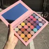 28 couleurs une palette de fards à paupières ouverte magnétique dépliable mat scintillant pressé fard à paupières poudre pigmentée palettes de maquillage avec 275 pinceaux pour les yeux coudés cadeau gratuit