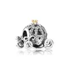Autentisk 925 Sterling Silver Pumpkin Charm Set Originalbox för Pandora DIY Bracelet Crystal Beads Charms Classic Fashion Tillbehör