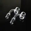 Glas Quartz Banger Hona Hane Rökning 10mm 14mm 18mm 4mm Tjock Bangers Rökning Tillbehör Pure Nail QBN01