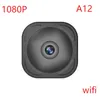 A12 1080P Wifi Mini Camera HD Night Vision Mini DV DVR Home Security P2P Camera Wireless Surveillance video Camera Remote Monitor Phone App