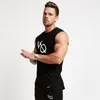 Mens Sleeveless T Shirts Summer Men Tank Tops Clothing Bodybuilding Undershirt Casual Fitness Tanktops Tees M-2XL