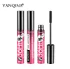 YANQINA 4D Leng ANDING Mascara Eyelashes 3D Fiber Long Black Lash Wimper Extension Waterdichte Oog Make-up Maquiagem