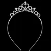 Meisje Headpieces Prinses Crown Tiara Kids Haaraccessoires Rhinestone Love Crown Mooie Meisje Hoofd Pipeces Kroon voor verjaardag