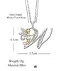 Personalized Initial Letter Necklaces Women 26 Alphabets Gold Angle Charm Pendant Silver Choker Chain for Girls Fashion Rhinestone Jewelry