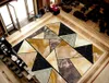 Anpassad golvmural tapet marmor geometrisk mosaik 3d golv vardagsrum sovrum balkong pvc golv klistermärke hem dekor313w