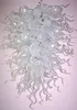Lâmpadas Lustres de cor branca modernos Bolas de vidro de sopro de mão 52 polegadas Lustre Iluminação Lustre de hotel Lobby Luminária - Marca Girban