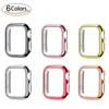 Diamond Watch Cover Luxury Bling Crystal PC Cover för Apple Watch Case For Iwatch Series 4 3 2 1 Fall 42mm 38mm Band