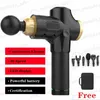 1200-3300 r/min Electric Muscle Massager Therapy Fascia Massage Gun Deep Vibration Muscle Relaxation Fitness Equipment With 6 Heads H011