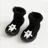 Eerste wandelaars meisjes peuter schoenen eerste stap baby jongens walker thuis slippers winter warme sok schoen met rubberen zolen zachte booties