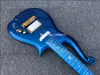 Promozione! Chitarra elettrica Diamond Series Metallic Blue Prince Cloud Corpo in ontano, manico in acero, cordiera avvolgente, pickup bianchi