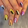 Specchio per unghie Polvere glitter Colore metallico Nail art Gel UV Lucidatura Scaglie cromate Polvere di pigmenti Decorazioni Manicure