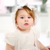 Baby Girls Baptism Dresses with Hat Lace Short Sleeve Newborn Christening Gown Christening Dresses Girls Princess Dress Wedding Dr8085572