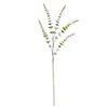 5 forks plastica eucalipto simulazione ramo display fiore decorazione della casa di nozze artificiale bouquet finto fiore muro di fiori