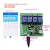 Freeshipping IOT AC 55V-250V 4-kanałowy przełącznik WiFi / 3-Model 4-Relay 433MHz / WiFi Remote Wireless Switch Universal Module Smart Home Switch