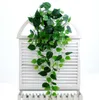 Artificial Vines licença verde Ivy Vines Para tapeçaria plantas artificiais da decoração folhas de uva Boston folhas de hera videiras decorações de casa