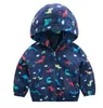 Baby Clothes Coat Boys Ski-wear Winter Jacket Print Outerwear Fashion Casual Hoodie Sweatshirts Long Sleeve Cartoon Pulloves Jumper B4439