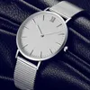 New Mens Watch Fashion Brand Män Klocka Famous Montre Quartz Titta Rostfritt Stål Strap Sport Klockor Lyx