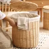 Wicker Dirty Bask Hard Rame Box Box Pot Shopewing Одежда T200224209I