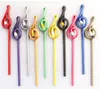 Pencil stationery wholesale Music pencil Treble clef pencil Shape Multicolor mixed wooden pencils