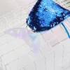 Women Mermaid Tail Sequins Coin Purse Girls Crossbody Bags Card Holder Small Portable Glittler Wallet Purse Bag Pouch Kid Gift VT04381435