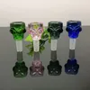 Rury dymowe Hookah Bong Glass Rig Oil Water Bongs Wolna szklana bąbelka Zestaw palenia