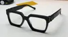 2020 Nya män Märke Designer Solglasögon 96006 Millionaire Square Frame Vintage Shiny Gold Summer UV400 Lens Style Laser Logo Toppkvalitet 1165