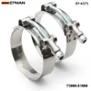 EPMAN 2 STKS NIEUWE 2.75 "Inch (73 mm-81mm) Siliconen Turbo Slang Coupler T Bolt Super Clamp Kit EP-KG73