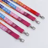 Custom Lanyards Neck Strap Polyester ID card Keychain for brand promotional gift