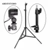 Freeshipping Abeststudio paraply Foto Studio Kit 2 st Vit paraplyer + 2st 2m Ljusställ + 2st Lamphållare +2 st Lampor (45W / 5400K