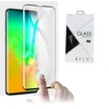 3D-krökt tempererat glasskärmskydd för Samsung Galaxy S10 S10 5G S10 Plus Edge Lim 500PCS / Lot Retail Package