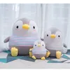 Dorimytrader New Cartoon Penguin Plush Doll Big Lovely Penguins Toy Sleeping Pillow for Baby Gift 28inch 70cm DY50670