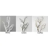 Artificiel Dry Branch Tree Plant Wedding Fake Bouquet Home Garden Art DIY INDOOR FREAT FALK FOLIAGE PLANTES INDOOR ART17811178