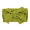 أزياء كبير القوس الطفلات رباطات مطاطا bowknot hairbands أغطية الرأس للأطفال غطاء الرأس العصابات الوليد لينة العمامة رئيس يلتف