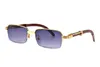 Atacado - Óculos Madeira Sólida Óculos Luxo Mens Designer Eyeware Roxo Lente Óculos Gentleman óculos com caixa